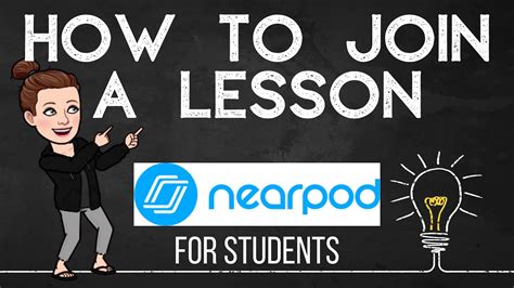 Students can join the lesson via the code or the link. . Join at joinnearpodcom
